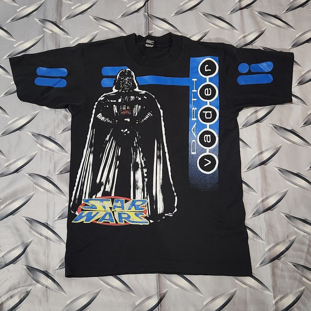 Vintage 80s Disney Star Wars Darth Vader LucasFilm T-Shirt Fits S